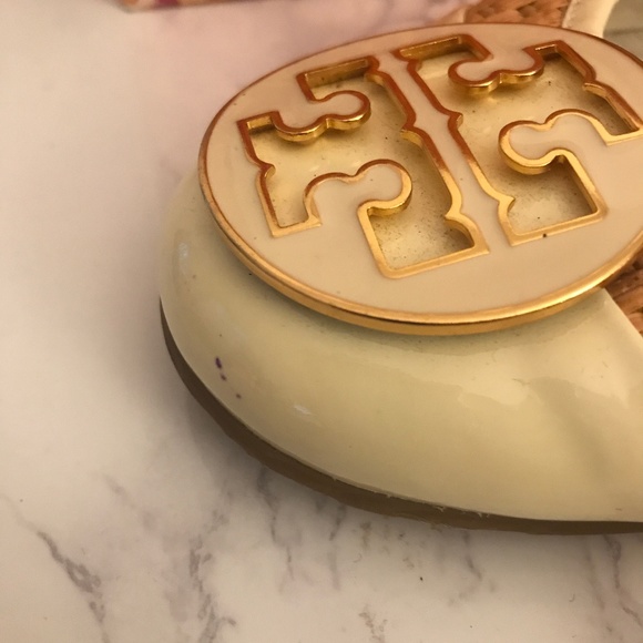 Tory Burch Randy Slingback Ivory Size 10.5 - Picture 7 of 8